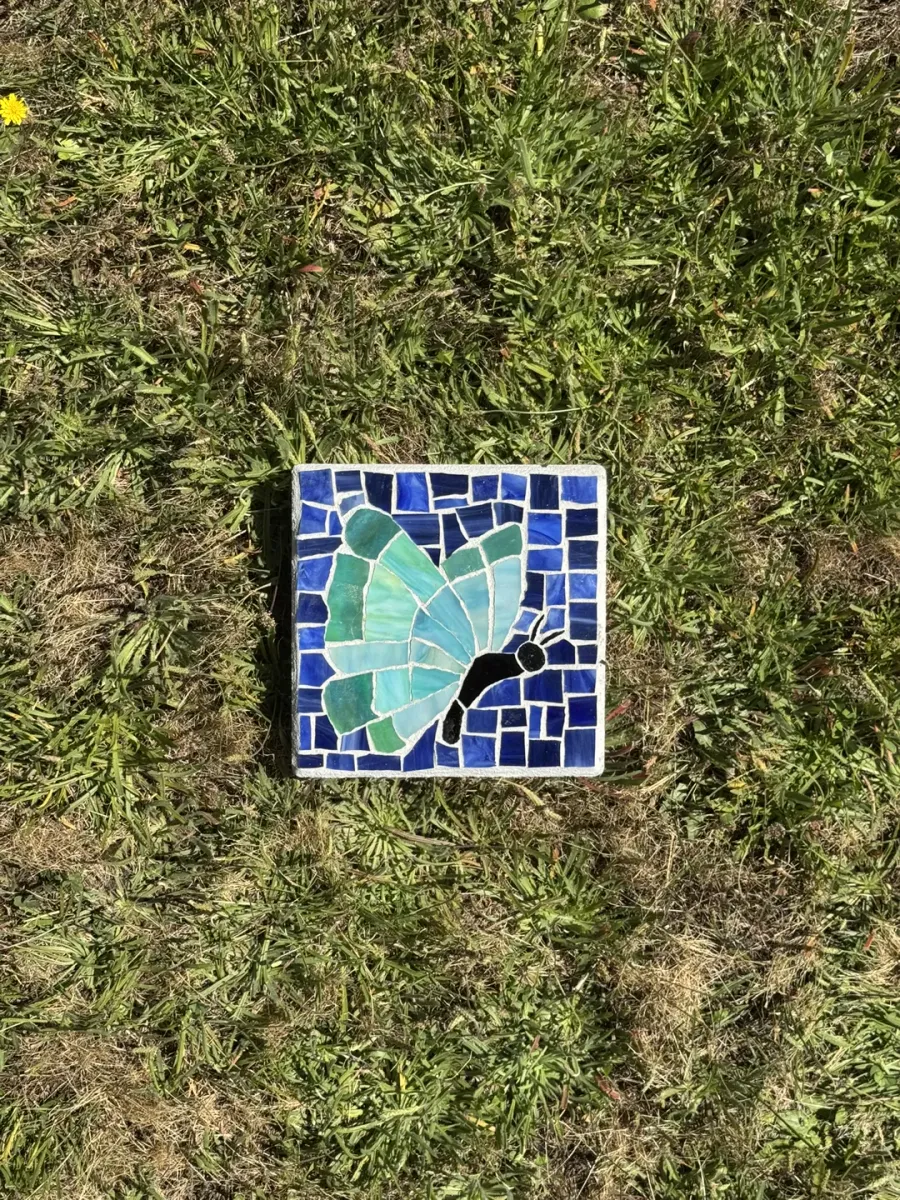 Mosaic Butterfly Paver