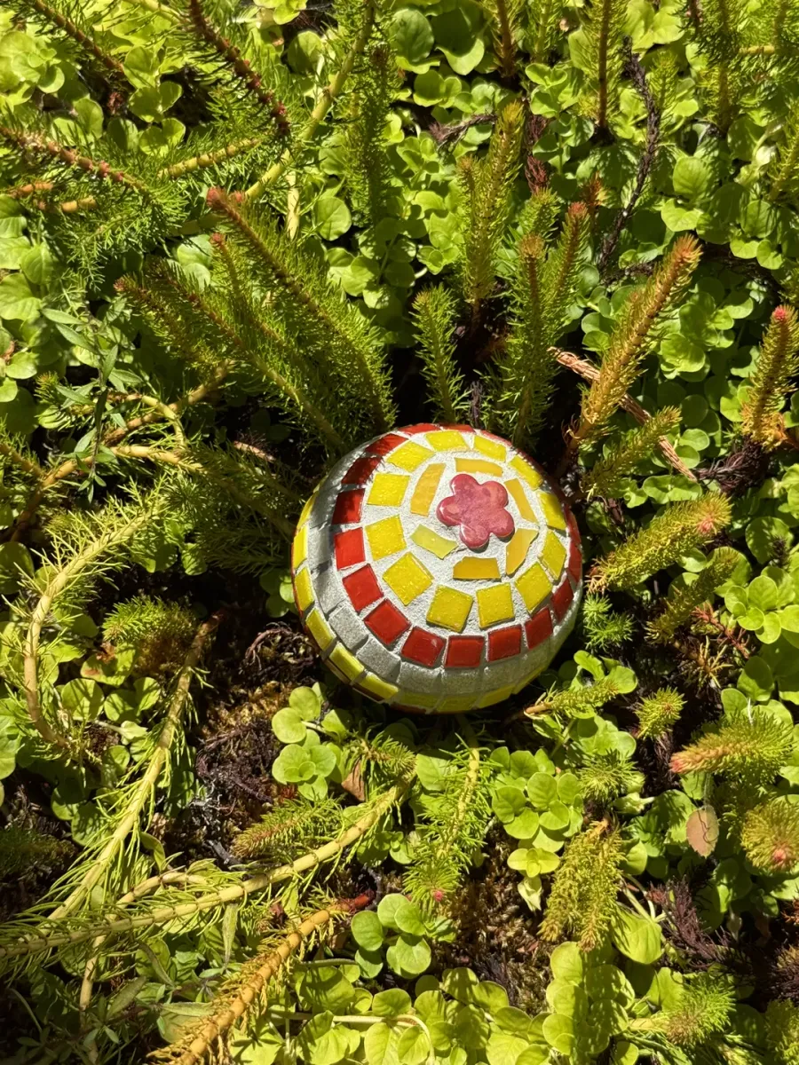 Mosaic Sunset Ember Orb