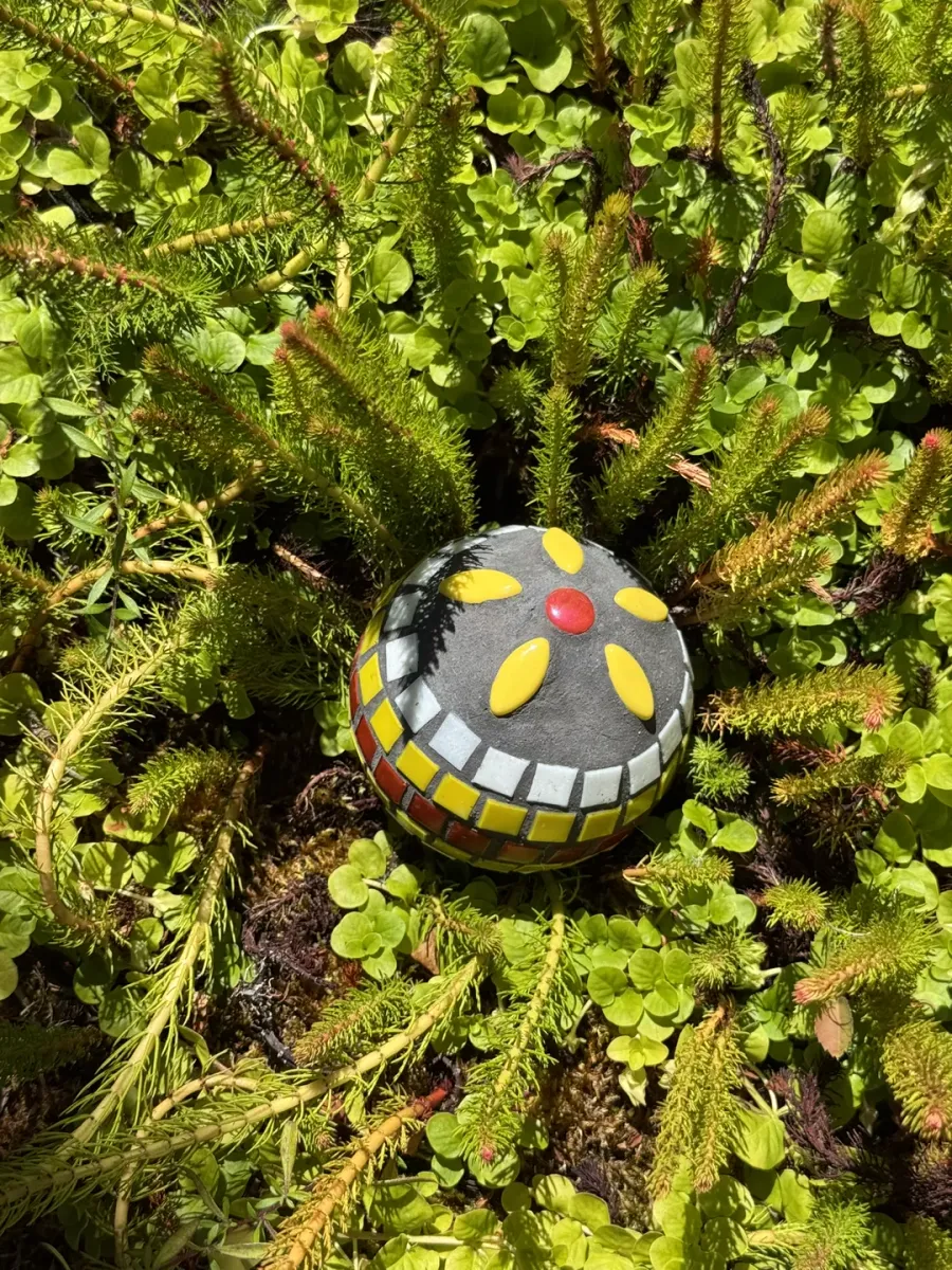 Mosaic Solar Flower Orb