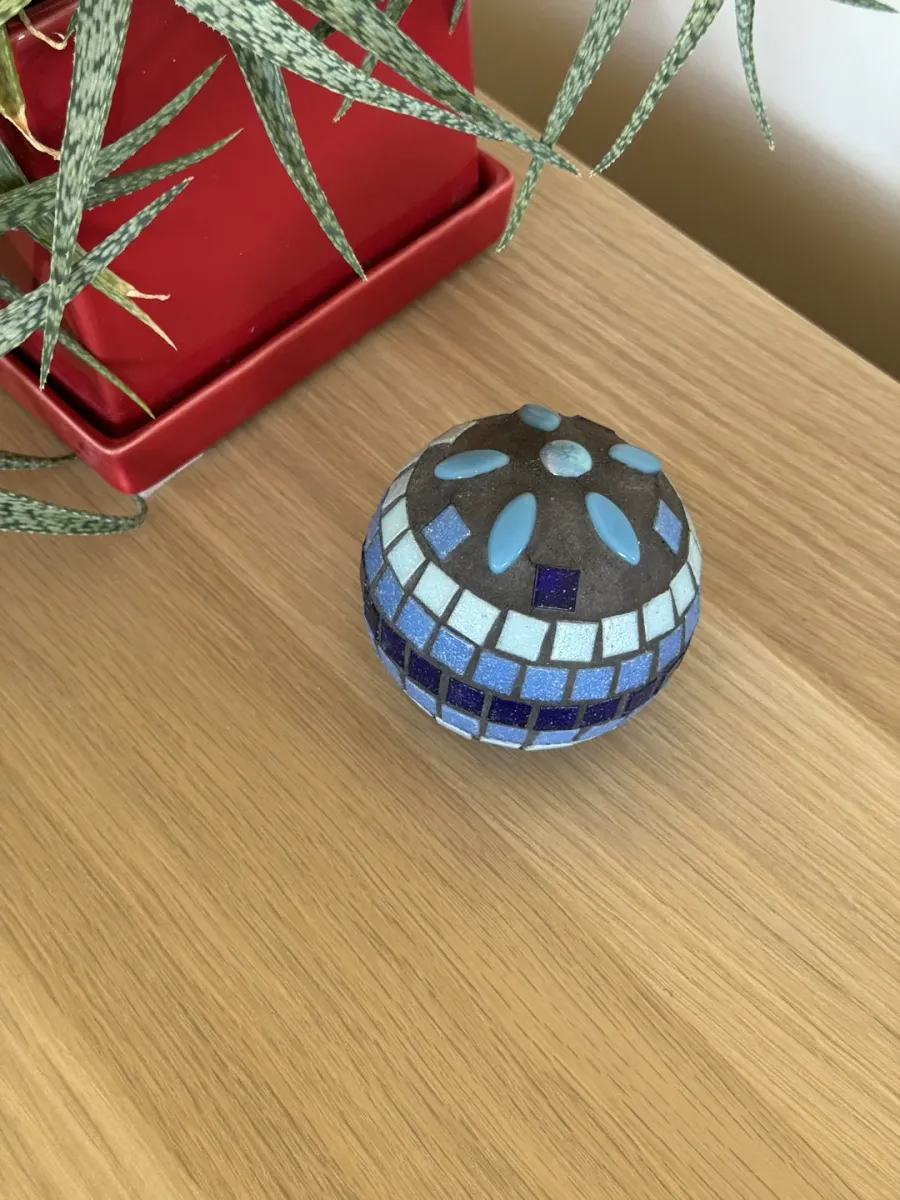 Mosaic Dusk Flower Orb - Image 2