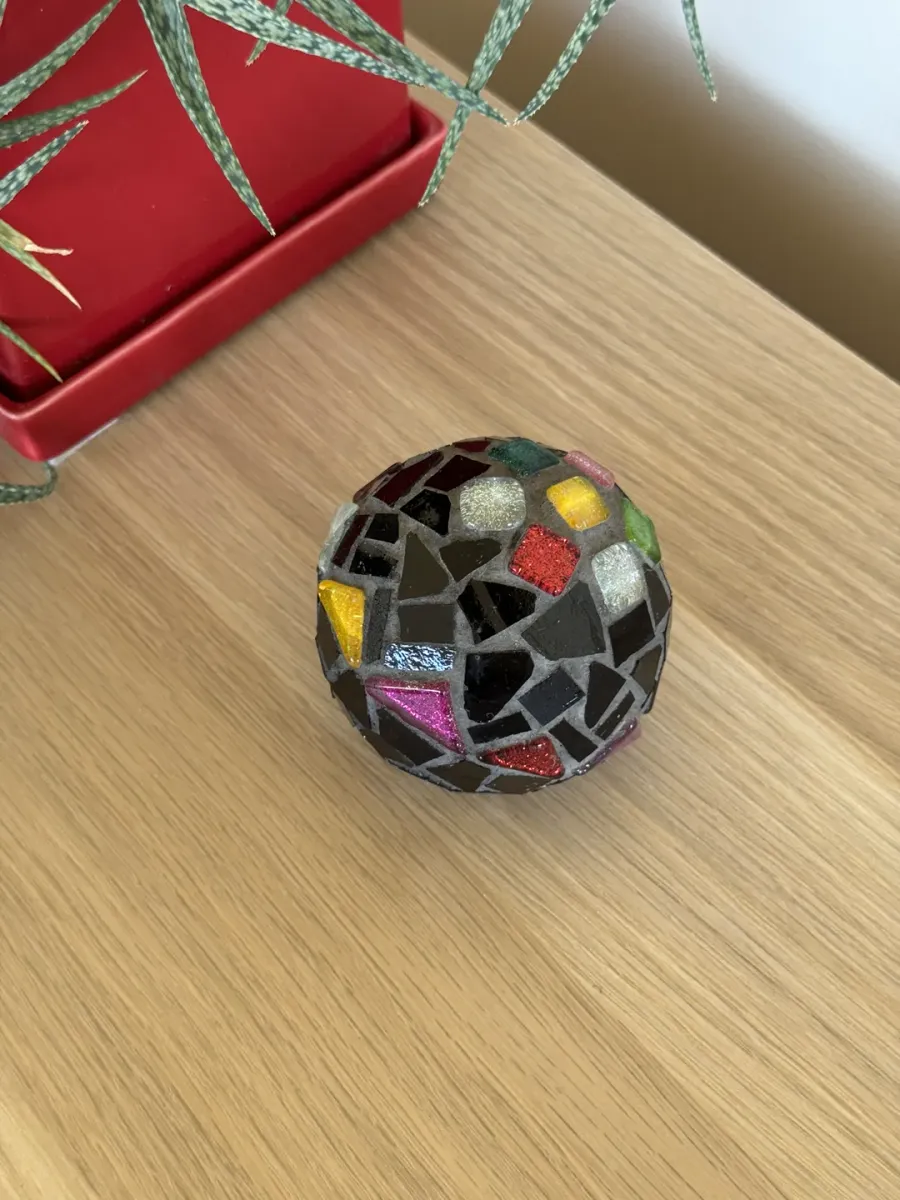Mosaic Midnight Jewel Orb - Image 2